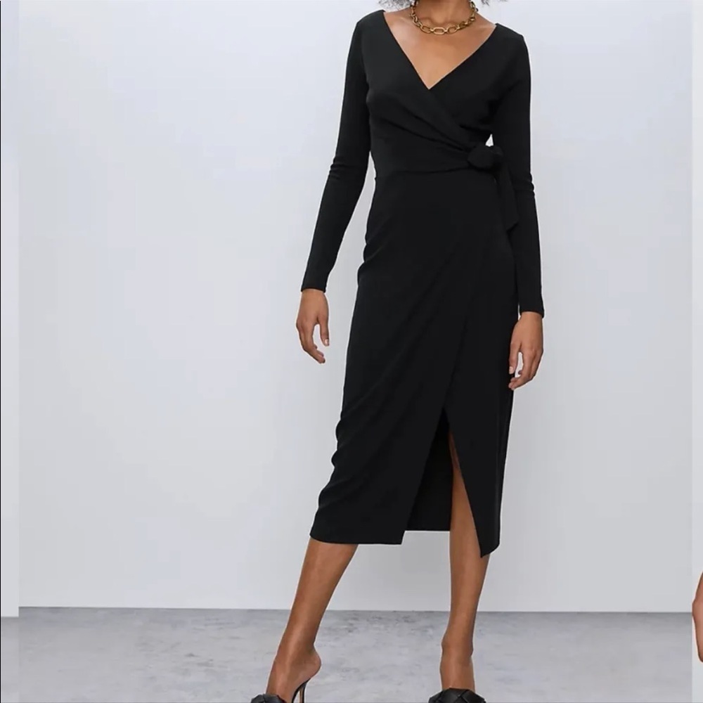 Aritzia Babaton Gaudi Wrap Dress